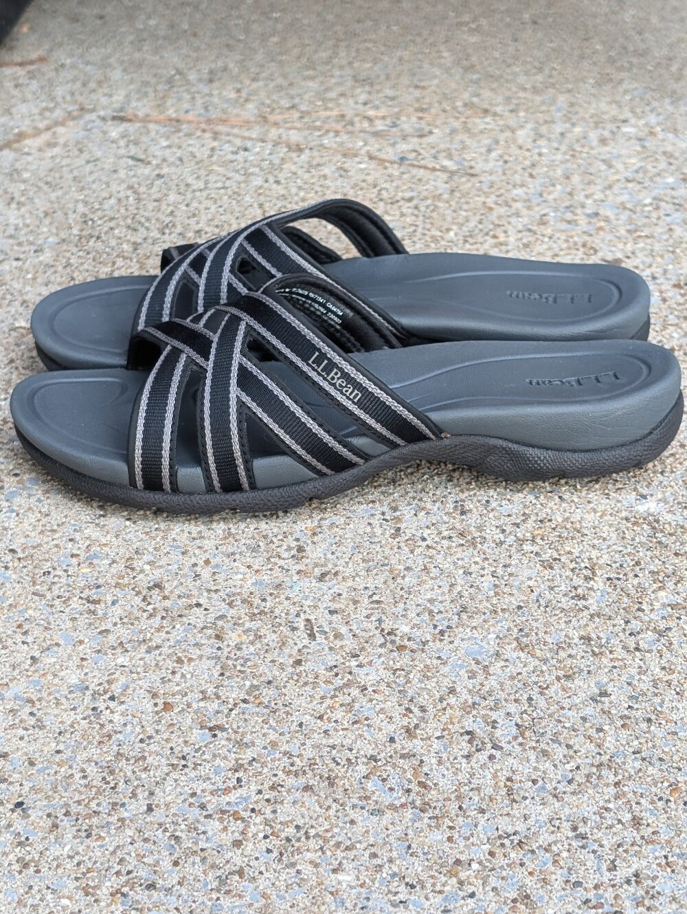 L.L. Bean Womens Boothbay Slides Size 8 - Picture 2 of 8